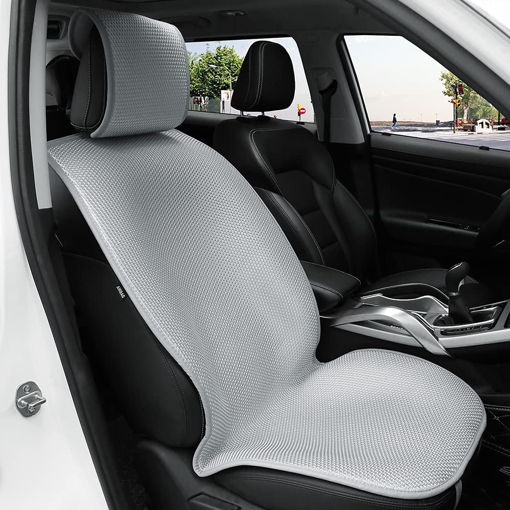 Ice Silk Car Seat Cushion Front Rear Seat Back Pad Mat Auto Truck SUV  Interior Decor