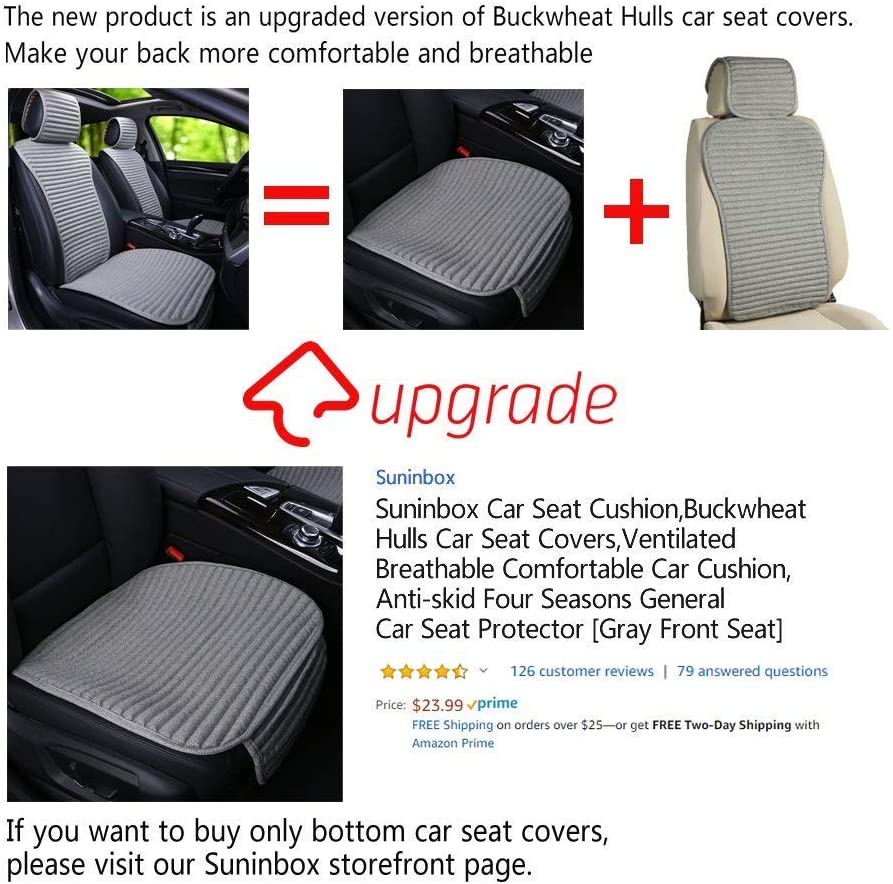 Organic Linen Car Seat Cover filling Buckwheat hulls/Massage /buckwhea –  HempOrganicLife