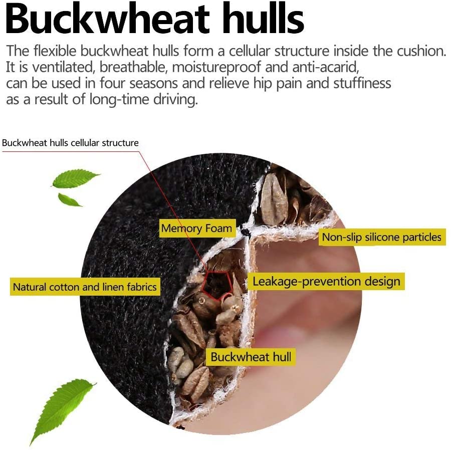 Bottom Car Seat Covers With Buckwheat Hulls,Car Seat Cushion Cover –  suninbox