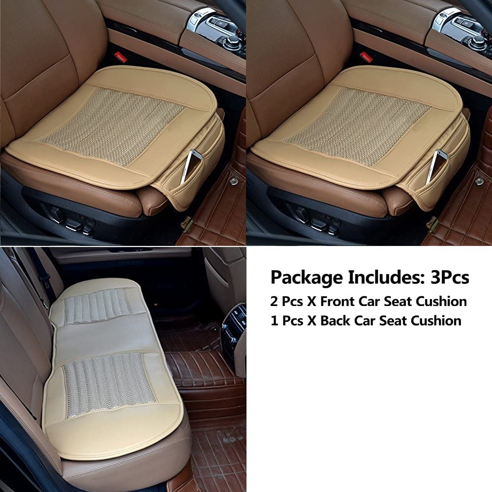 Leather bottom Car Seat Covers with Bamboo Charcoal From  –  suninbox